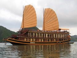Tourists are enjoying Indochina Sails