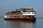 Tourists are enjoying RV Indochina Pandaw Cruise